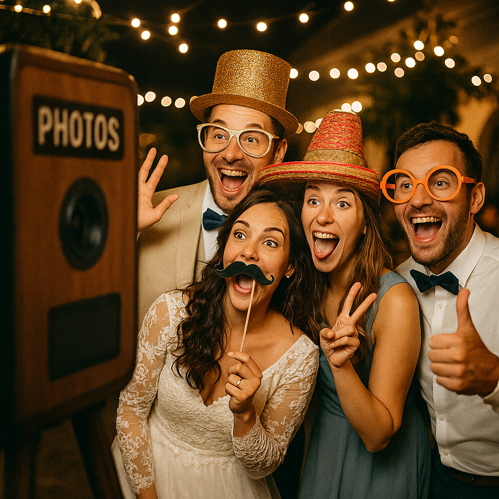 10 razones para contratar un fotomatón en tu boda